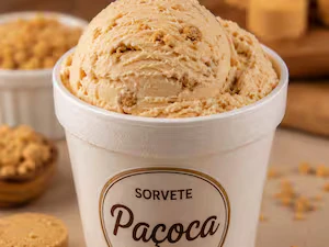 Sorvete Paçoca 300ml